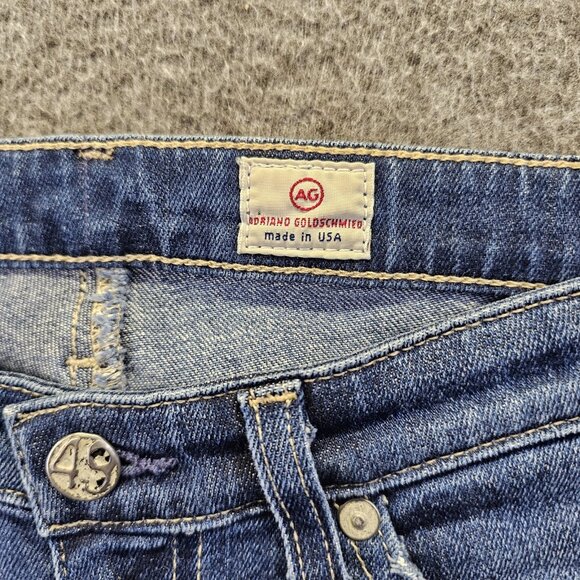 AG Adriano Goldschmied Jeans Womens 26R Blue The Prima Mid Rise Cigarette Denim - Picture 6 of 12